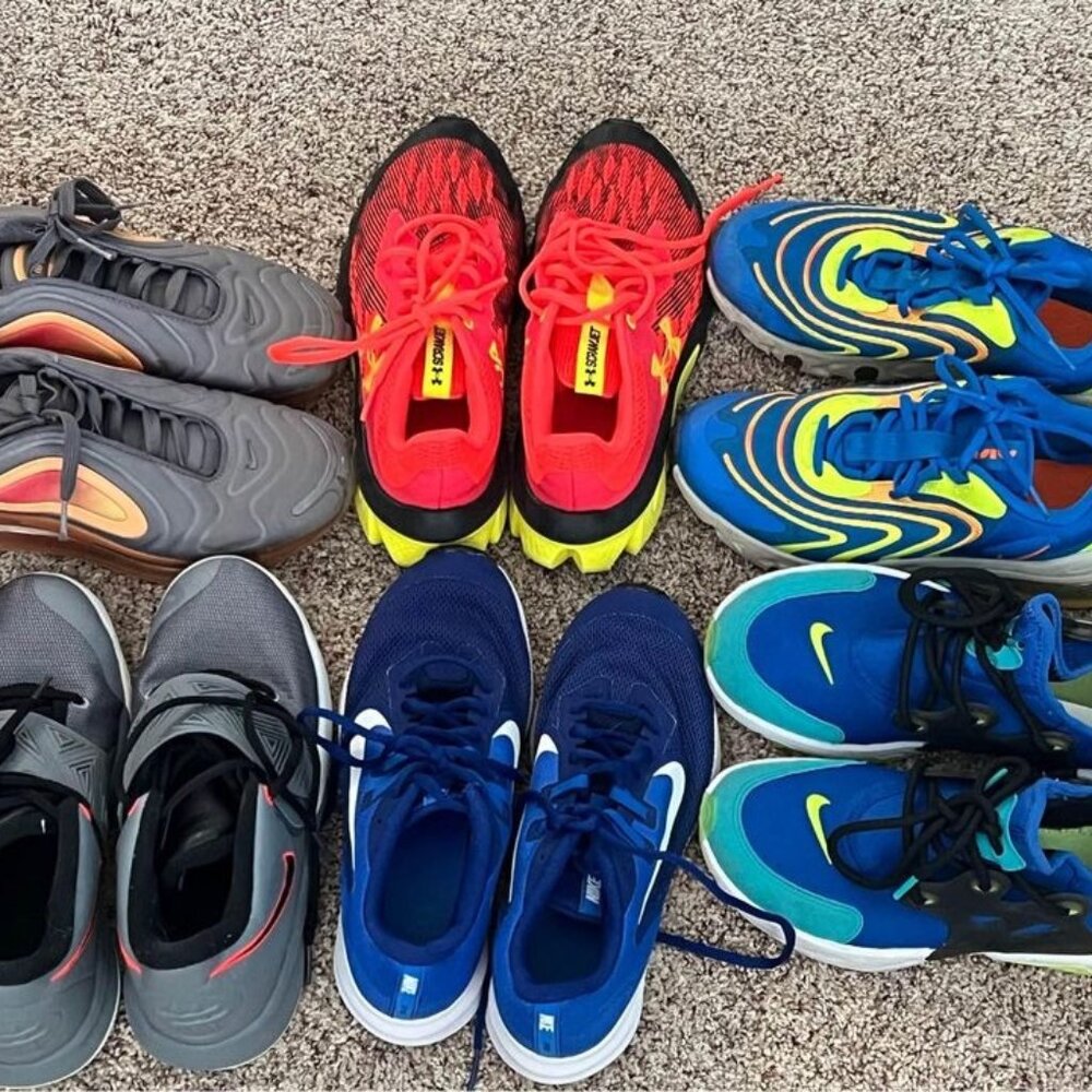 Y5 Nike/UA shoes lot